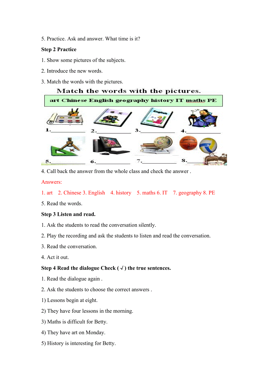 Module 5 My School Day_第3页