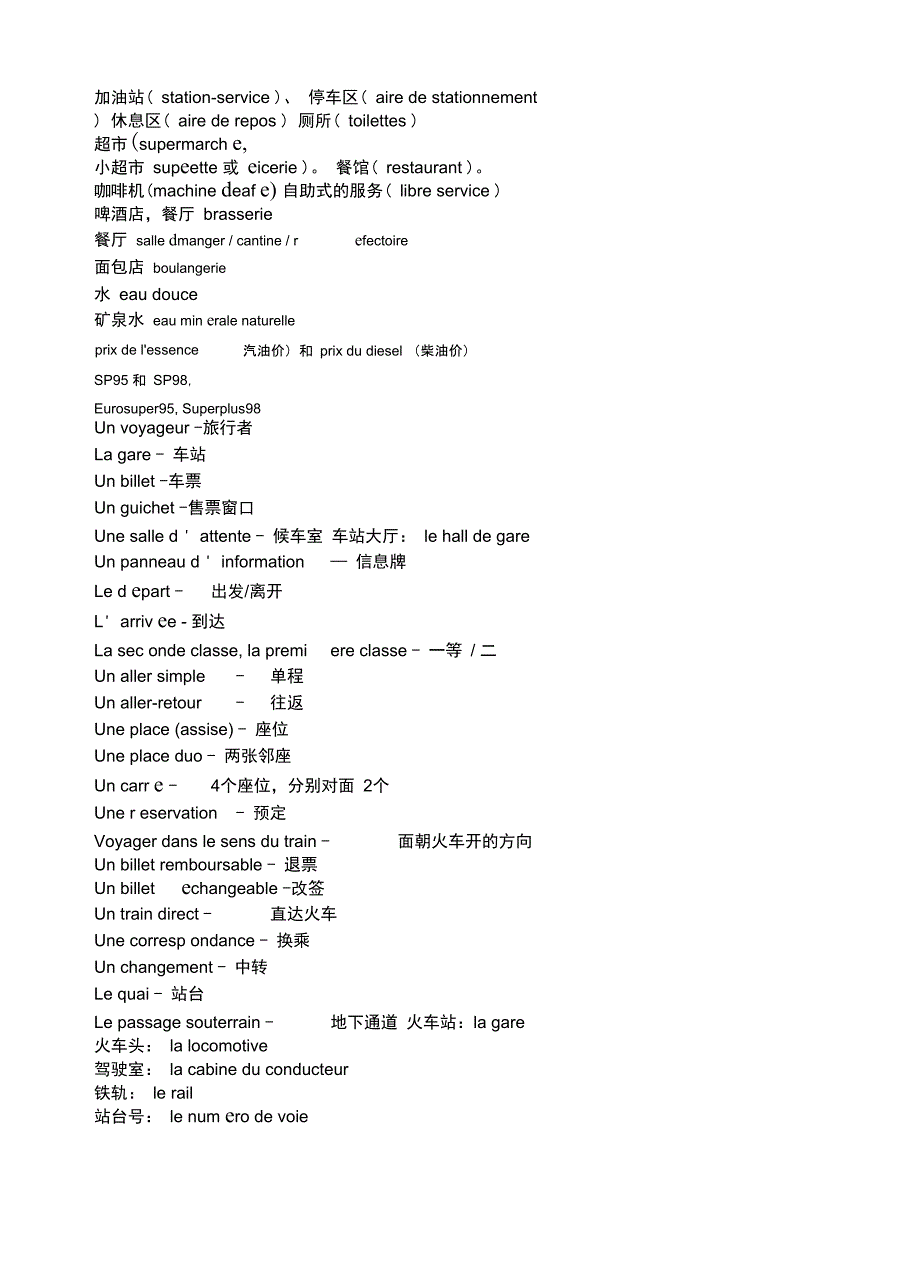 法国街头词汇_第1页