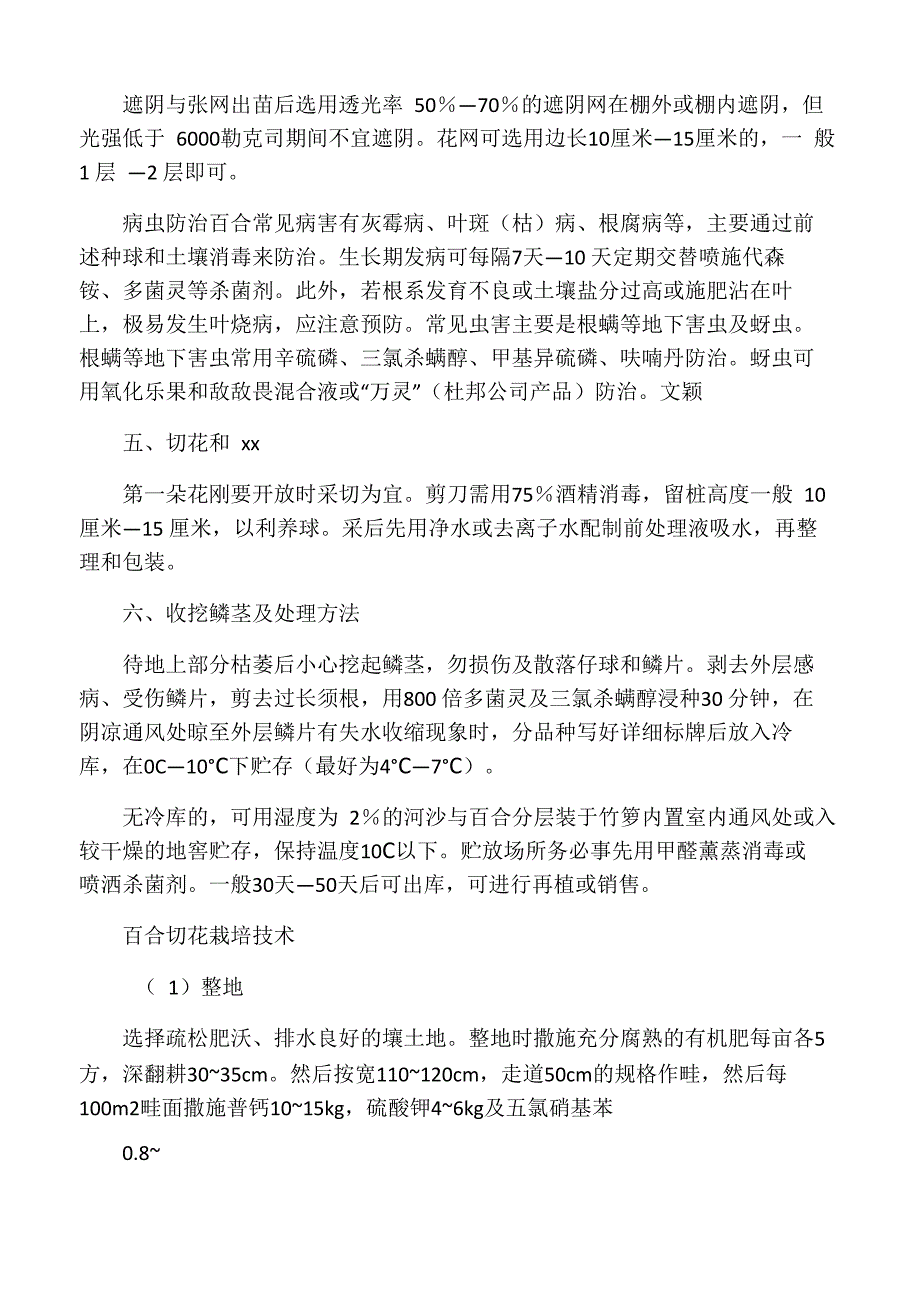 百合切花栽培技术_第3页