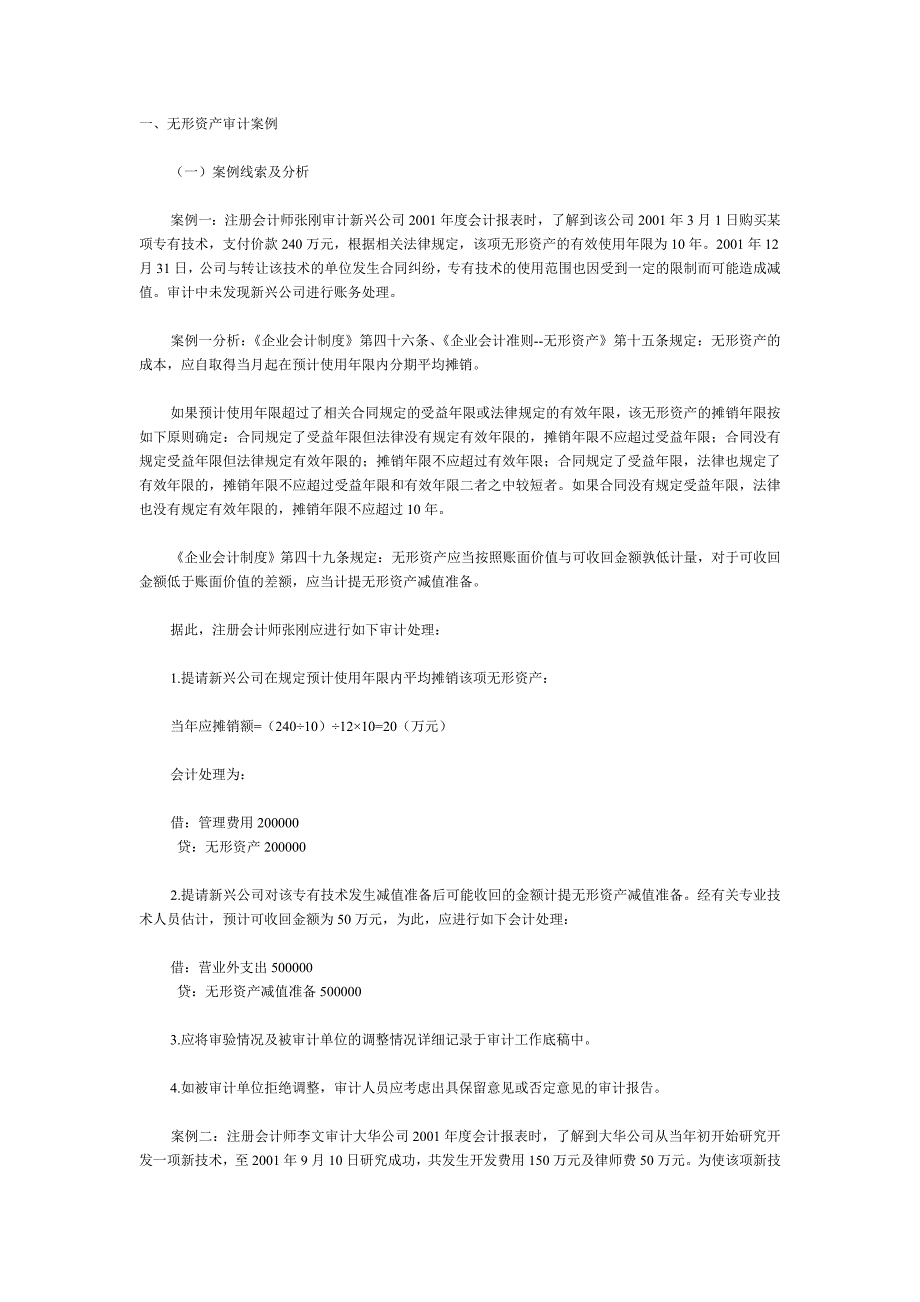 无形资产审计案例.doc_第1页