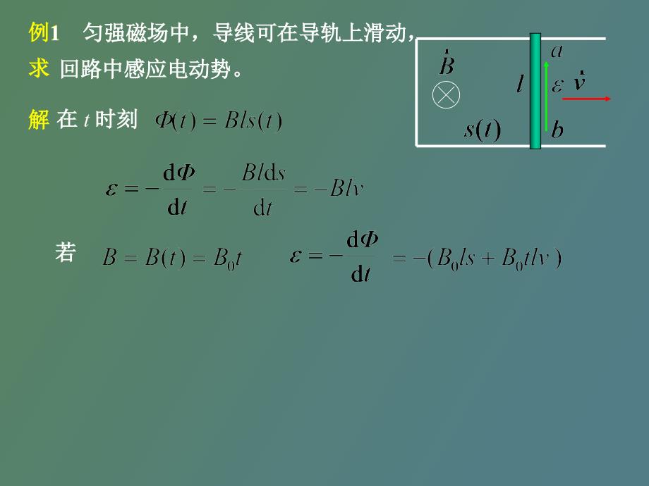 电磁感应与电磁场例题_第1页