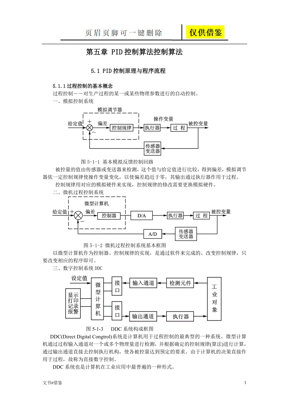 PID控制算法控制算法行业二类_第1页