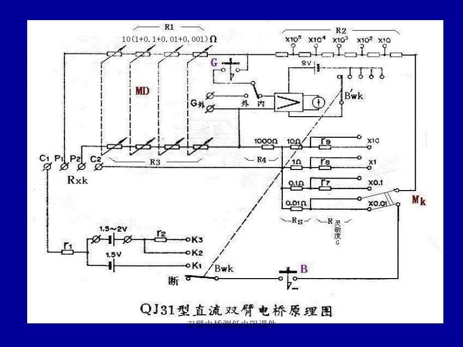 双臂电桥测低电阻课件_第5页