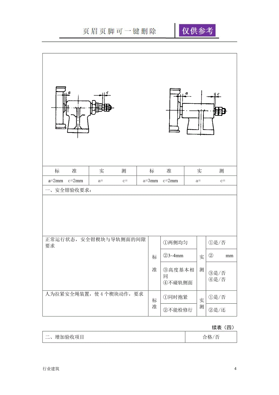 电梯安装验收报告【建筑专业】_第4页