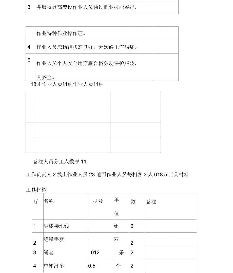 停电更换紧凑型线路相间间隔棒标准化作业指导书_第4页