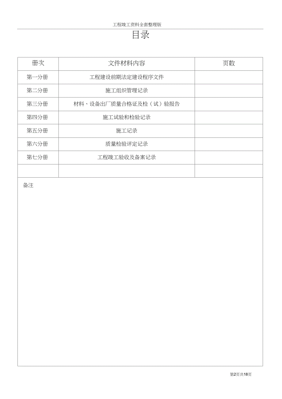 (完整版)市政工程竣工资料全套整理版_第2页