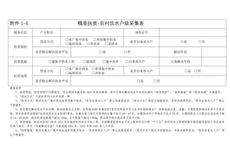 精准扶贫户级采集表_第5页