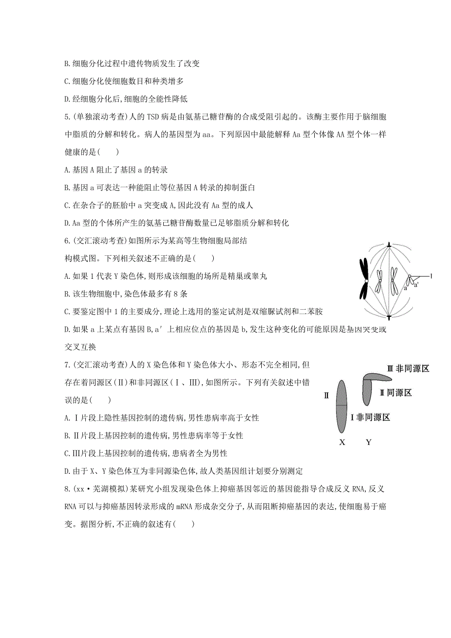 2022年高考生物 阶段滚动检测（四）_第2页