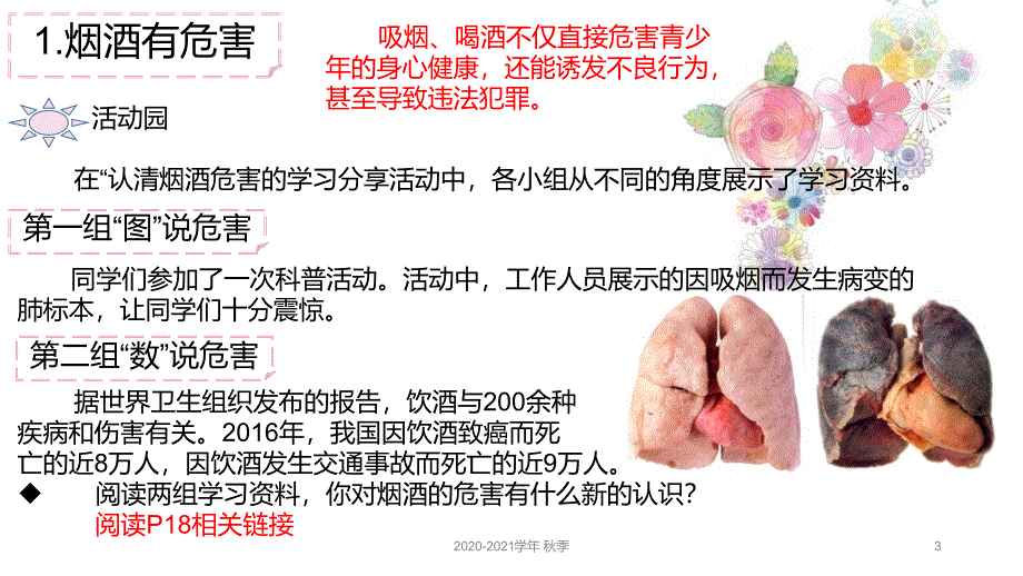 部编版五年级上册道德与法治-1.3主动拒绝烟酒与毒品-课件_第3页