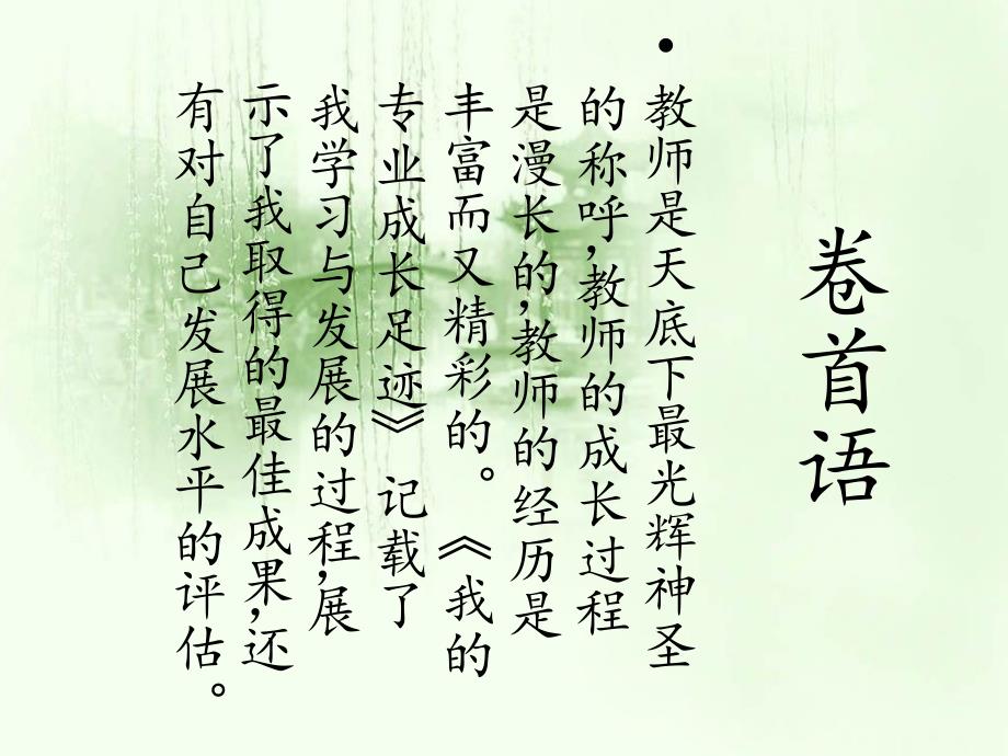 教师个人成长档案_第2页