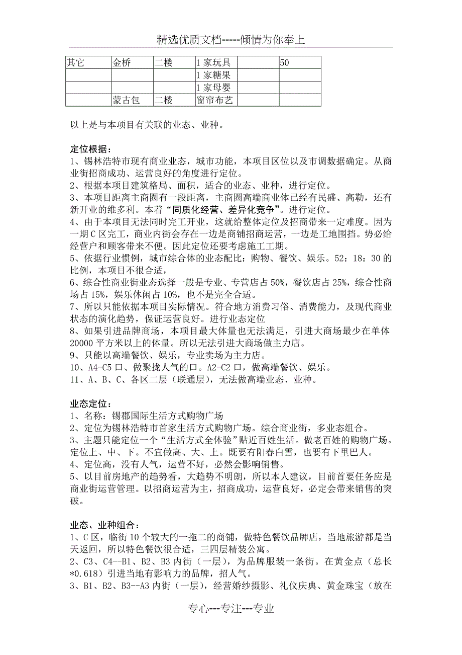 锡郡国际广场业态定位及招商的调查报告_第3页