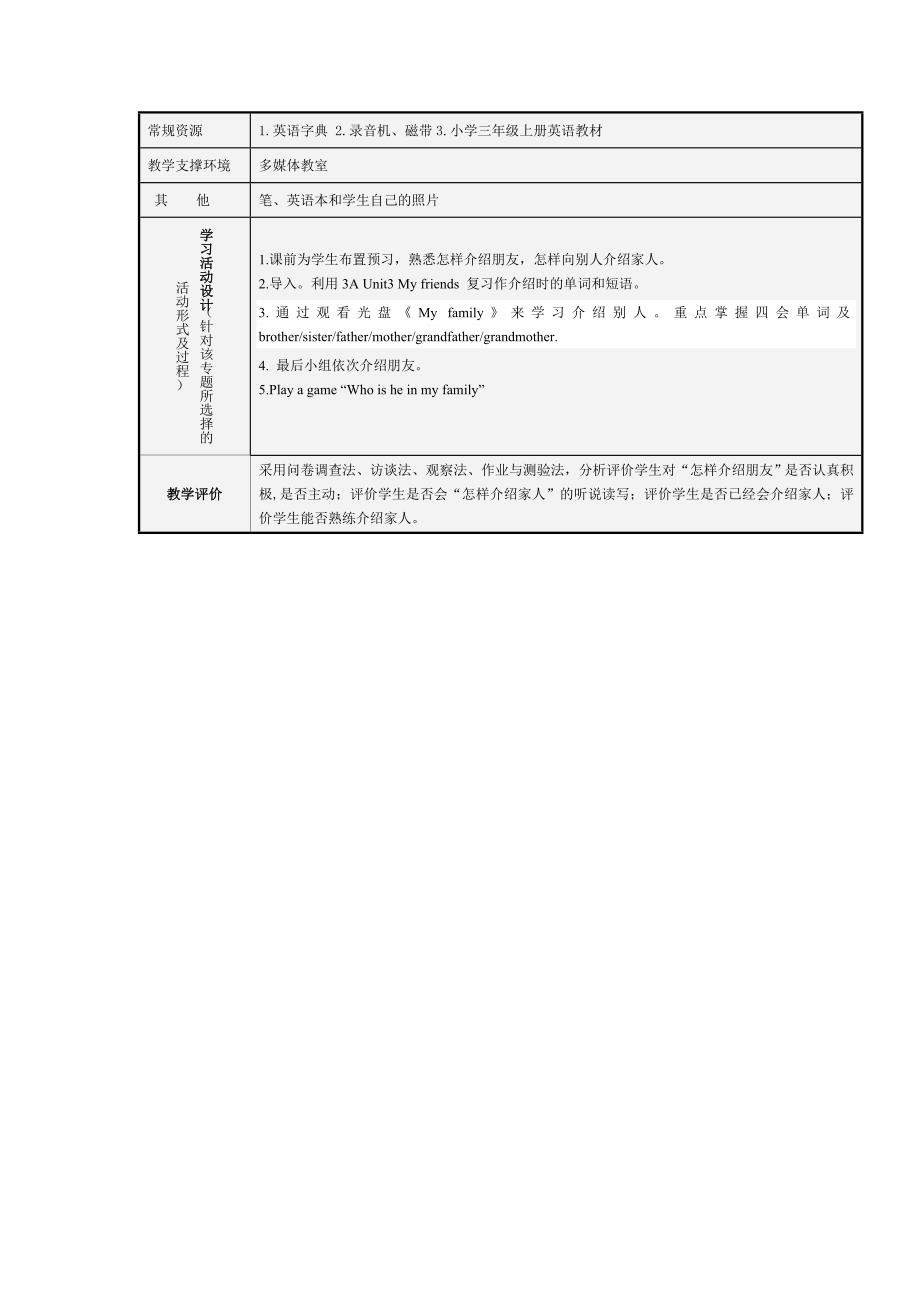 Howtointroducepeople模块三主题单元设计_第4页