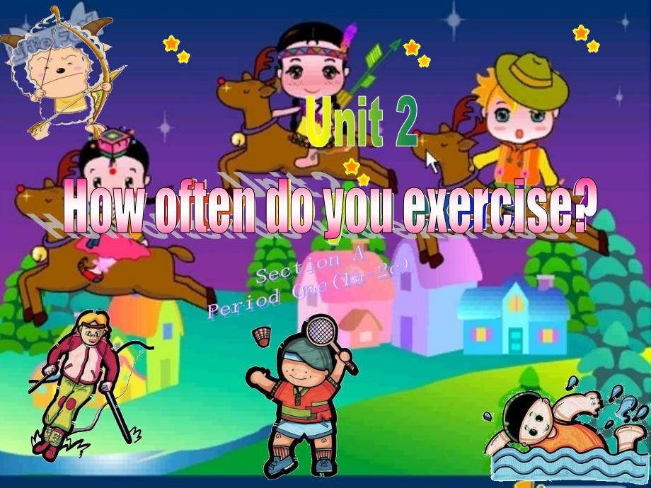 八年级英语上册Unit2HowoftendoyouexerciseSectionA1课件新版人教新目标版_第1页