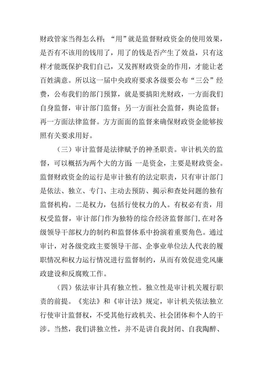 县长在全县审计工作会议上的讲话.docx_第5页