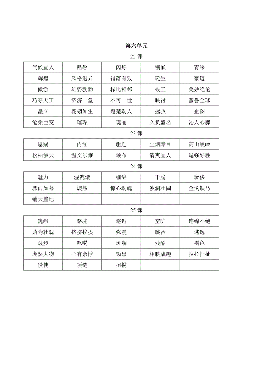 沪教版六年级下生词_第1页