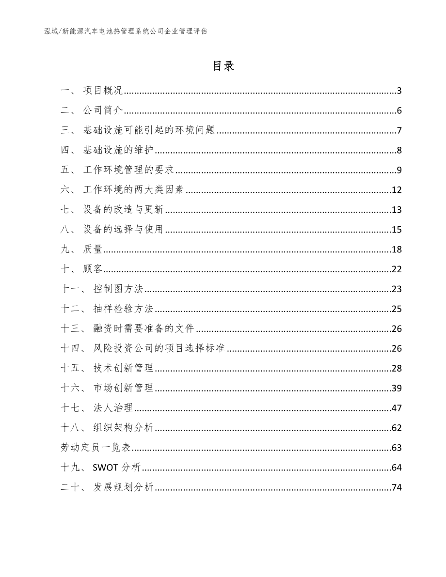 新能源汽车电池热管理系统公司企业管理评估_范文_第2页