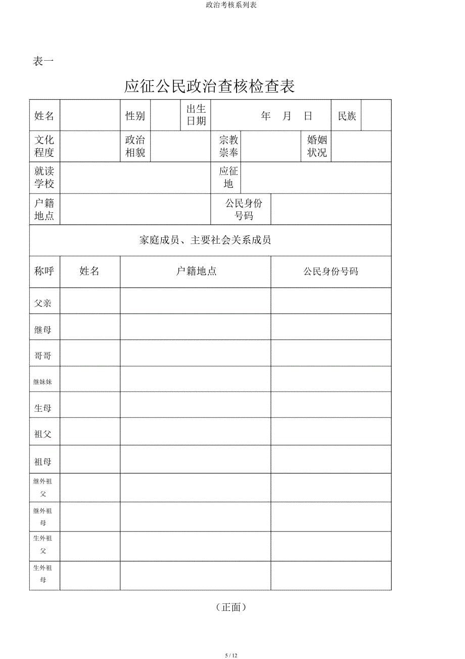 政治考核系列表.docx_第5页