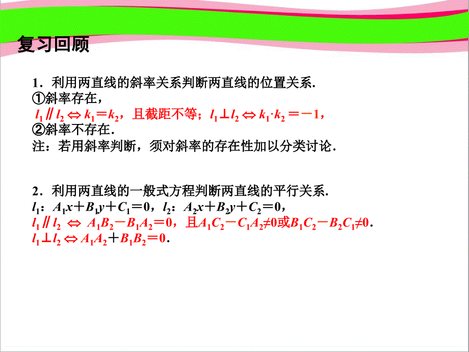 两条直线的交点ppt课件苏教版必修_第2页