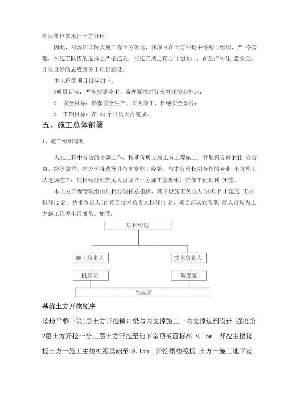 有内支撑的土方开挖方案_第5页