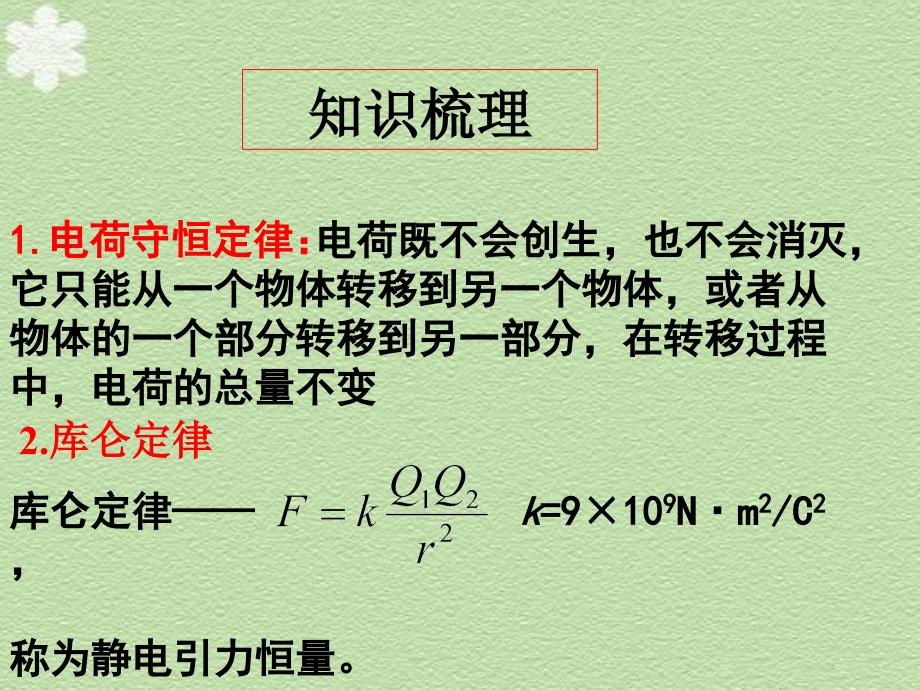 人教选修3电场复习电场复习_第2页