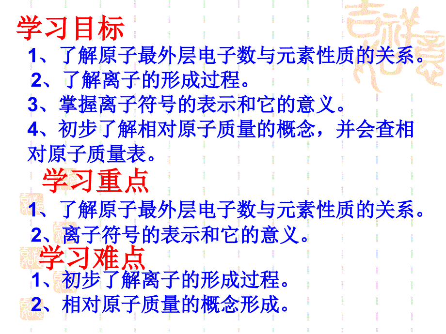 九年级化学原子的构成2_第3页