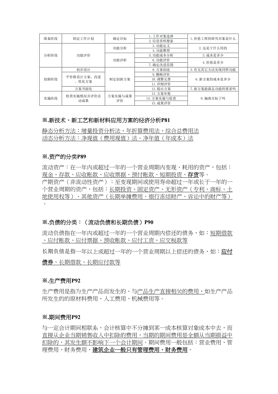 一级建造师项目工程经济名词解释(DOC 13页)_第3页