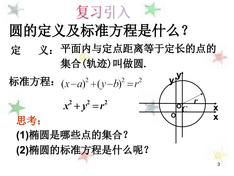 椭圆的标准方程(上课)_第3页