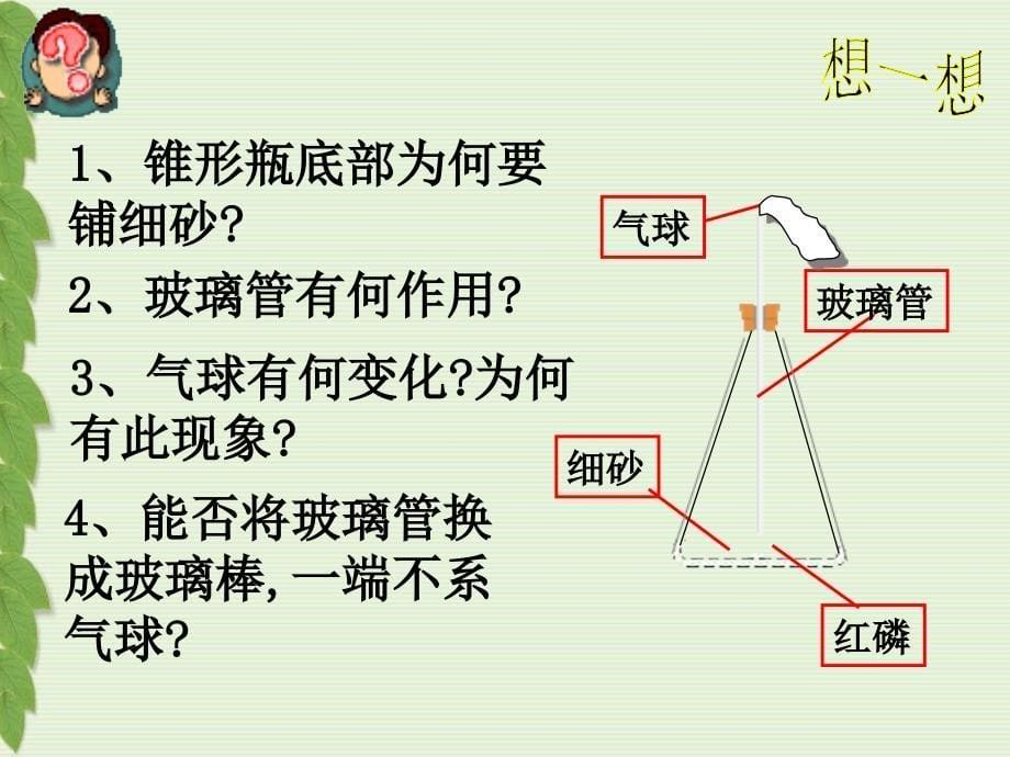 人教版初中化学九年级上册-质量守恒定律-名师教学PPT课件_第5页