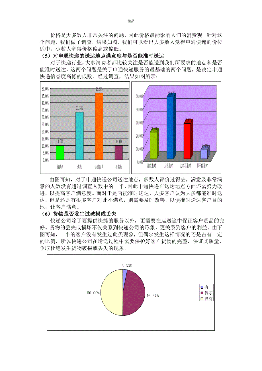 申通快递公司客户满意度调查报告_第4页