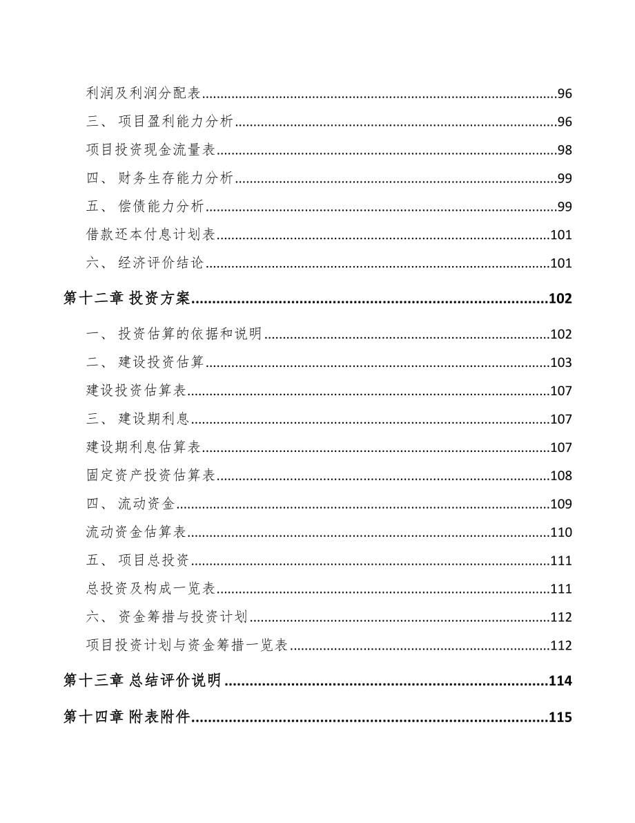 永川区关于成立医疗电子产品公司可行性报告_第5页