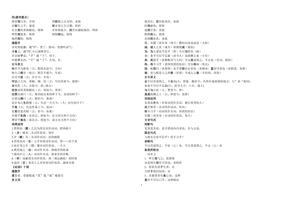 九年级上册文言文_第3页