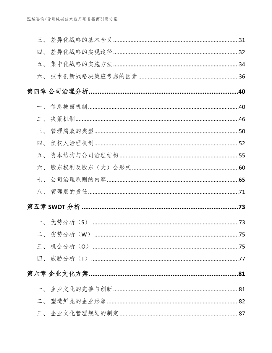 贵州纯碱技术应用项目招商引资方案模板范本_第2页