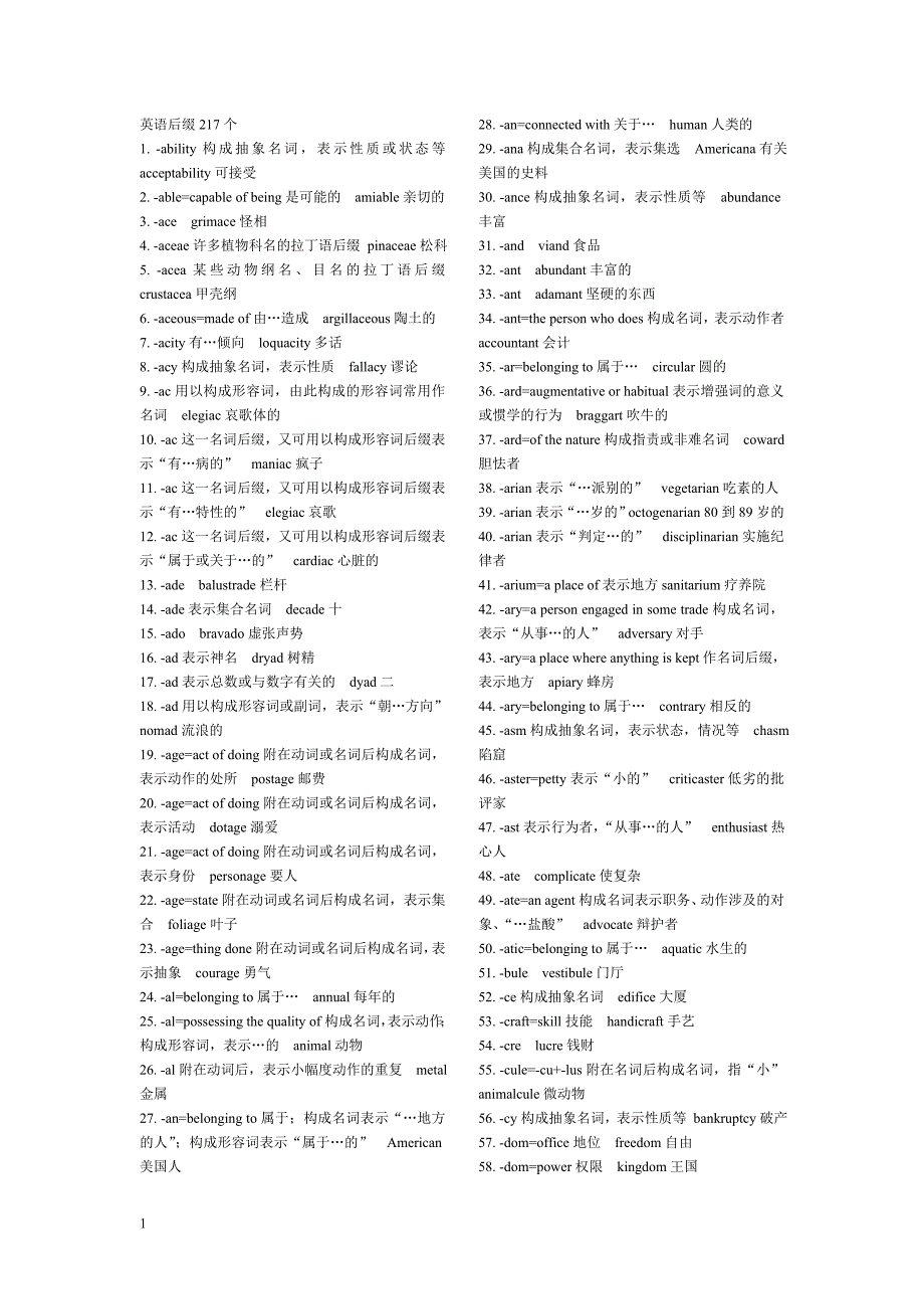 英语资料-英语后缀.doc_第1页