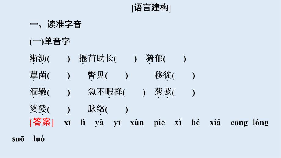 高中语文新同步人教版必修2课件：第1单元 3　囚绿记_第3页