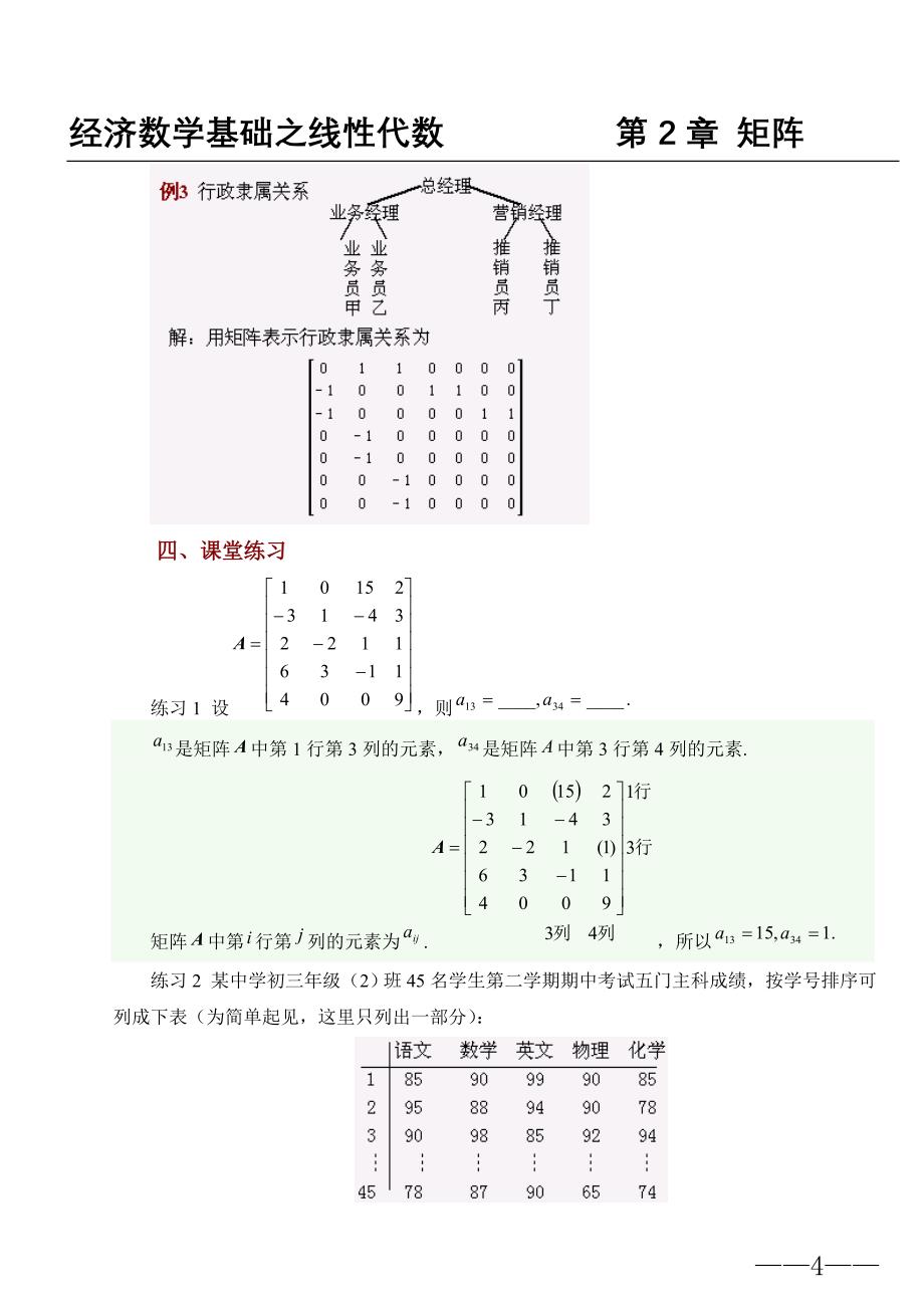 经济数学基础线性代数之第2章矩阵.doc_第4页