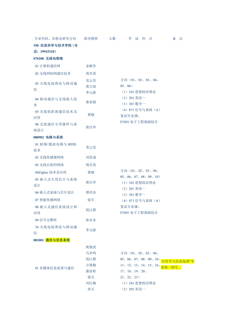 中山大学推免导师和专业参考_第1页