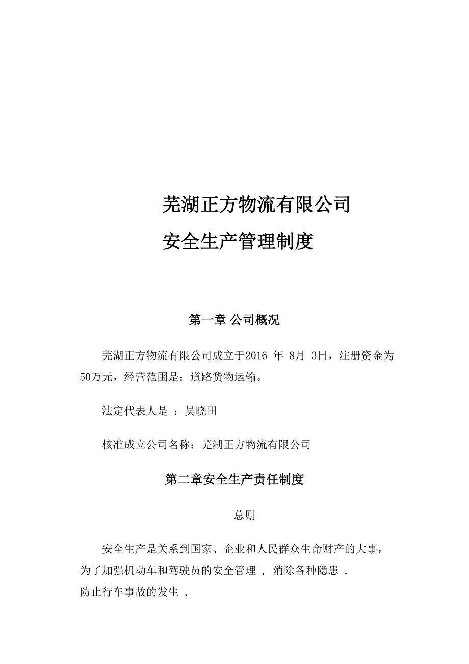 某物流公司道路货物运输安全生产管理制度_第3页