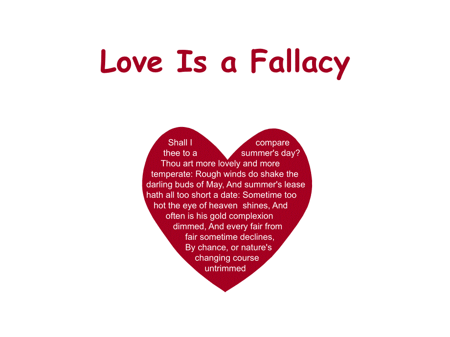 Love is Fallacy_第1页