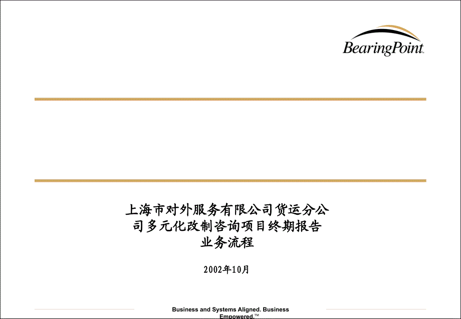 某市对外服务有限公司货运分公司多元化改制咨询项目终期报告PPT_第1页