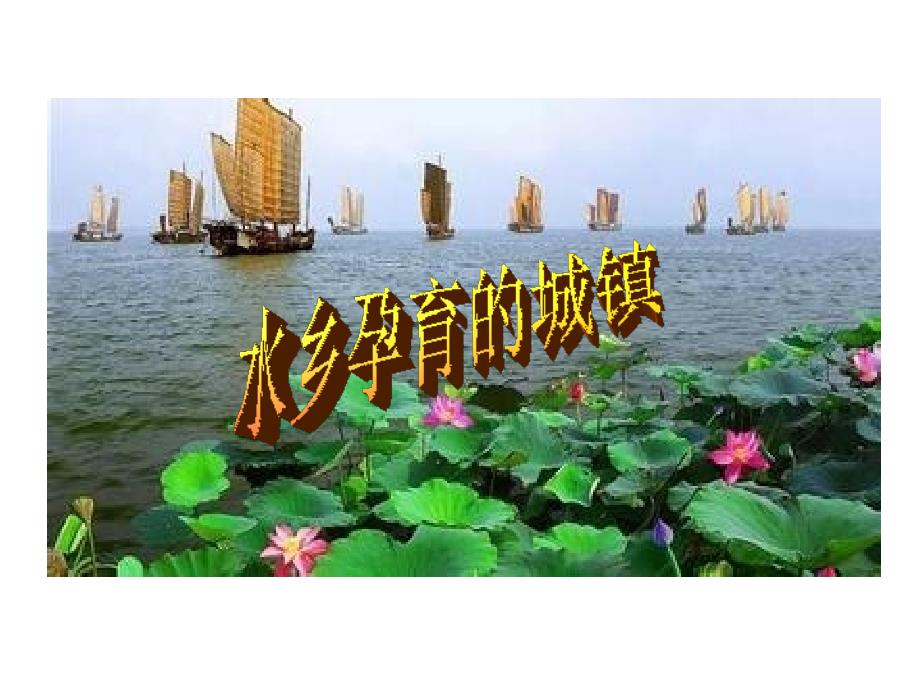 水乡孕育的城镇_第1页