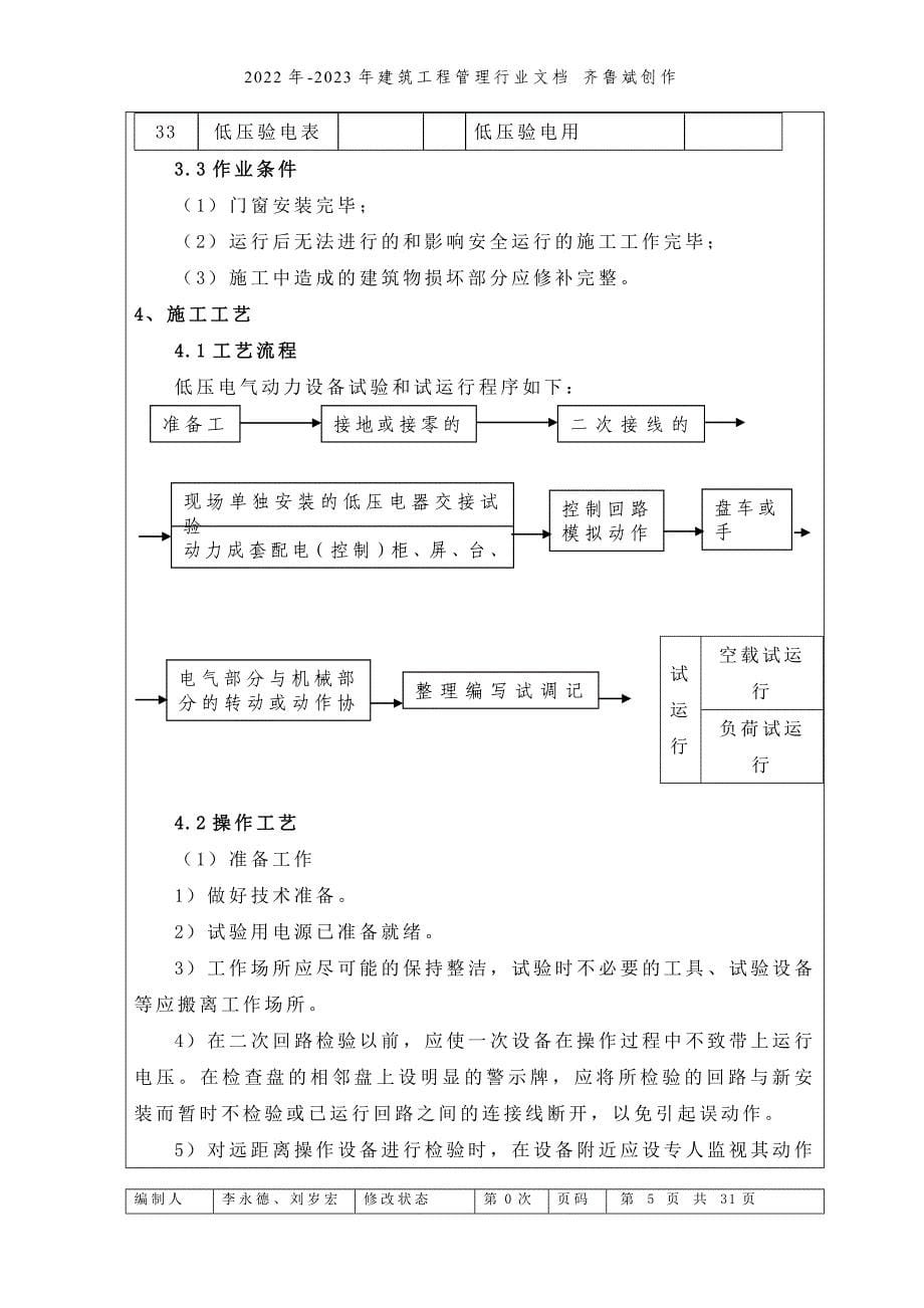 低压电气动力设备试验和试运行007_第5页