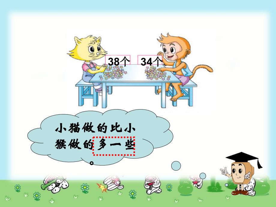 一年级数学下册_多些和少些2课件_苏教版_第4页