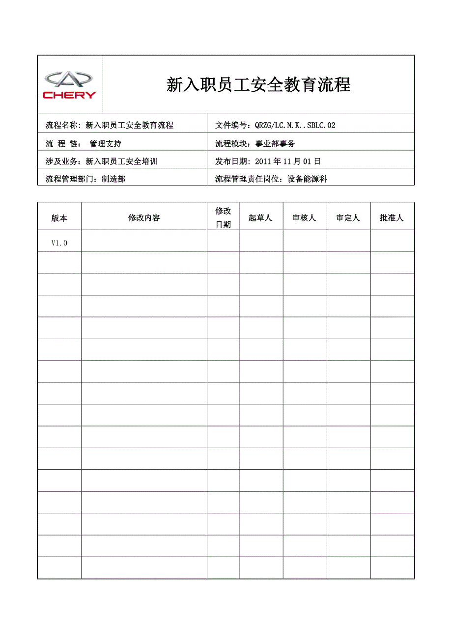 新入职员工安全教育流程_第1页