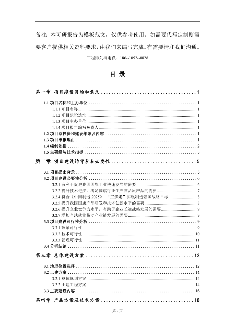 国旗项目建议书写作模板-立项前期_第2页