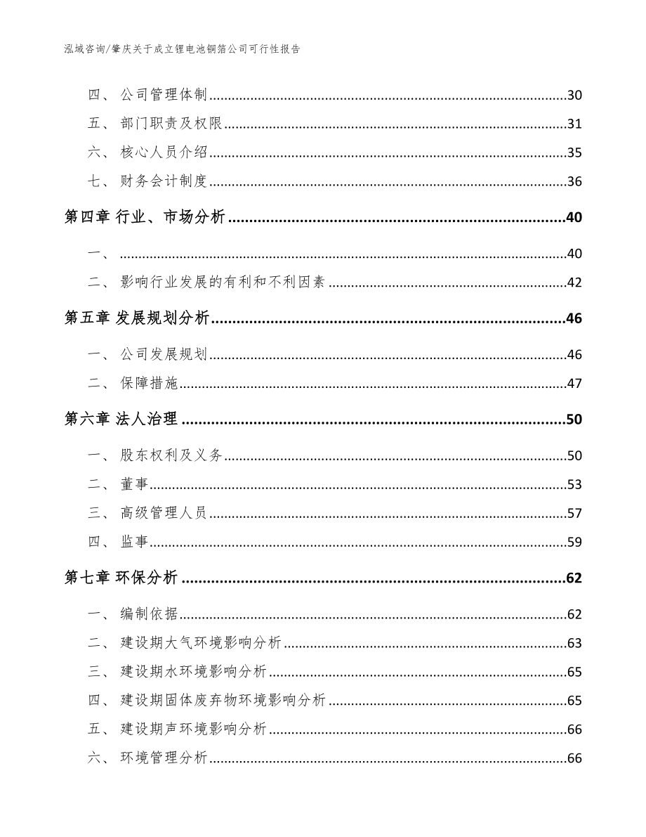 肇庆关于成立锂电池铜箔公司可行性报告【模板参考】_第3页