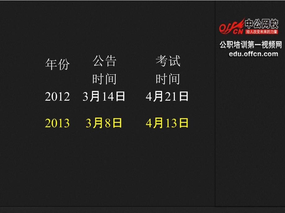 山西省考公告解读及备考讲座_第3页