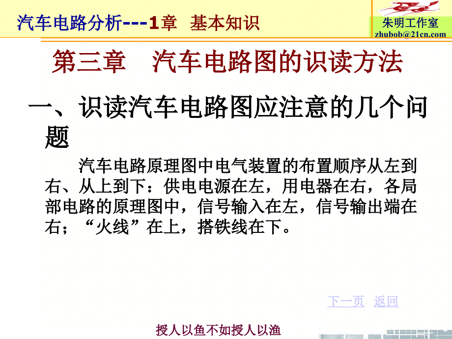 汽车电路分析3章汽车电路图的识读朱明zhubob_第2页