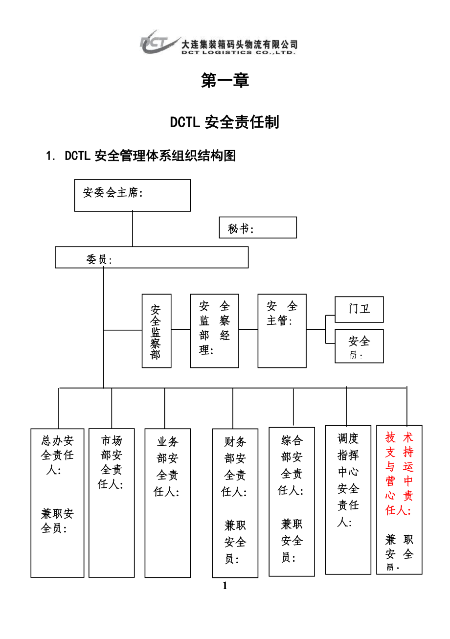 安全管理规章制度手册_第1页