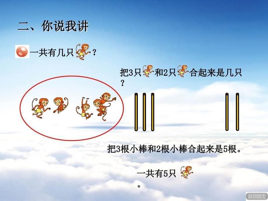 【青岛版】数学一年级上册：第3单元信息窗1加法的意义ppt课件_第5页