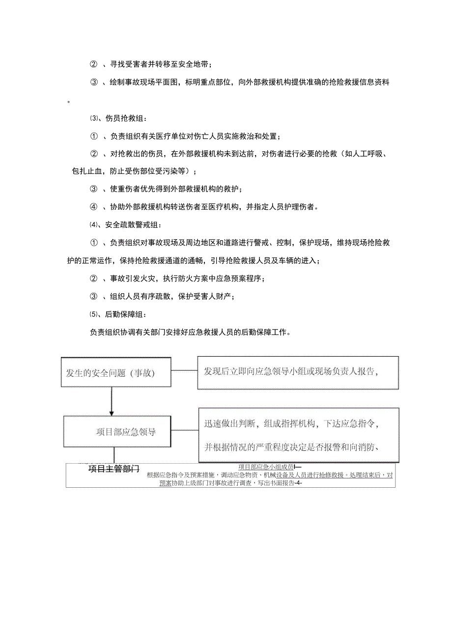 7项目部施工现场消防安全应急预案及其记录_第4页